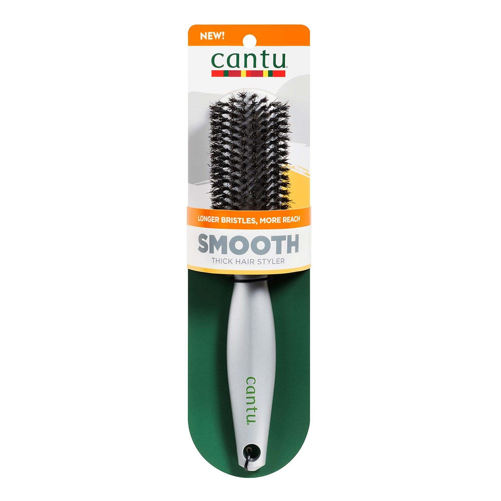Cantu Smooth Thick Hair Styler Brush w/Boar Bristles