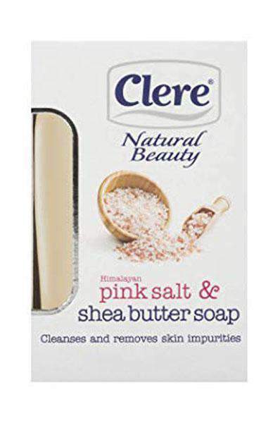 Clere Natural Beauty Himalayan Pink Salt & Shea Butter Soap - Beautiful Black Hair