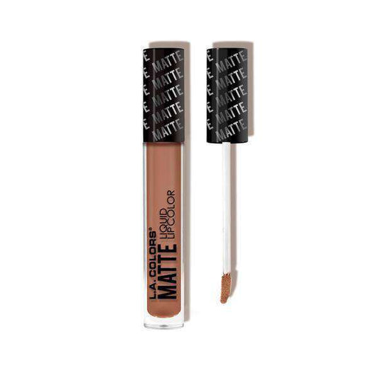L.A.Colors Matte Liquid Lip Color - Beautiful Black Hair