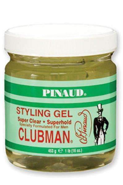 Clubman Pinaud Styling Gel - Super Clear/Superhold - Beautiful Black Hair