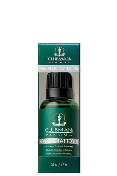 Clubman Pinaud Beard & Tattoo Oil - Beautiful Black Hair