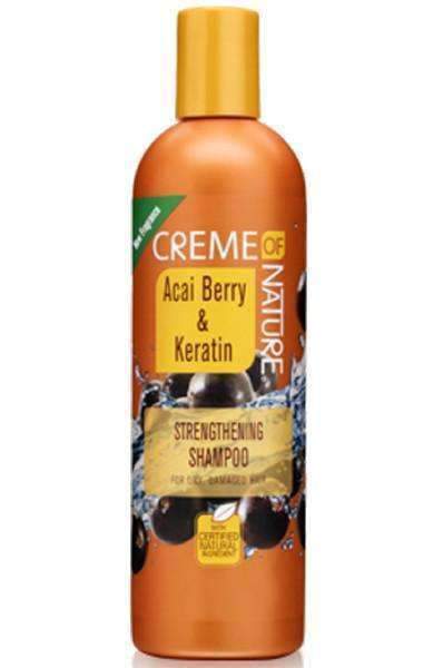 Creme Of Nature Acai Berry & Keratin Strengthening Shampoo - Beautiful Black Hair