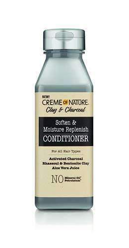 Cream Of Nature Clay & Charcoal Soften & Moisture Replenish Conditioner - Beautiful Black Hair