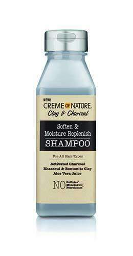 Cream Of Nature Clay & Charcoal Soften & Moisture Replenish Shampoo - Beautiful Black Hair