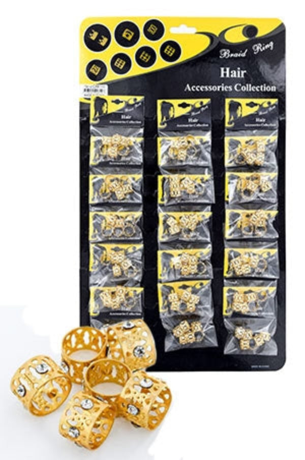 Braid Accessory Braid Hair Rings #CX6110