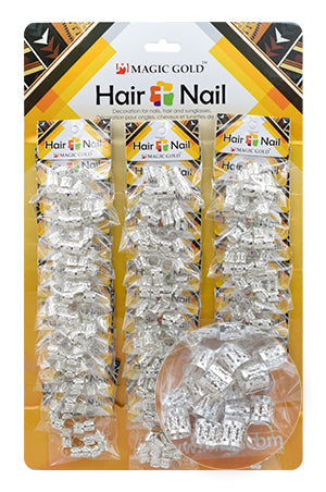 Braid Accessory Silver Braid Hair Rings #CX7200