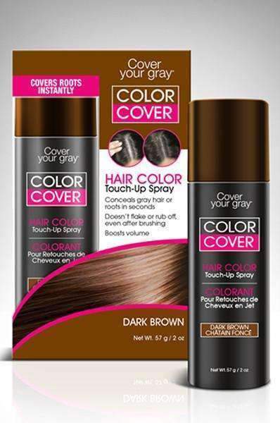 Cover Your Gray Hair Color Touch-up Spray - Brown - Beautiful Black Hair