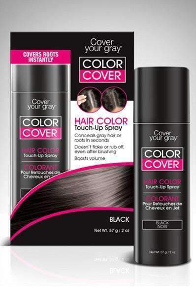 Cover Your Gray Hair Color Touch-up Spray - Black - Beautiful Black Hair