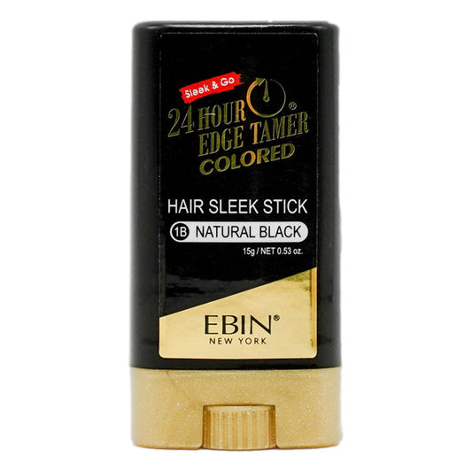EBIN 24 Hour Edge Tamer Colored Hair Sleek Wax Stick - Natural Black