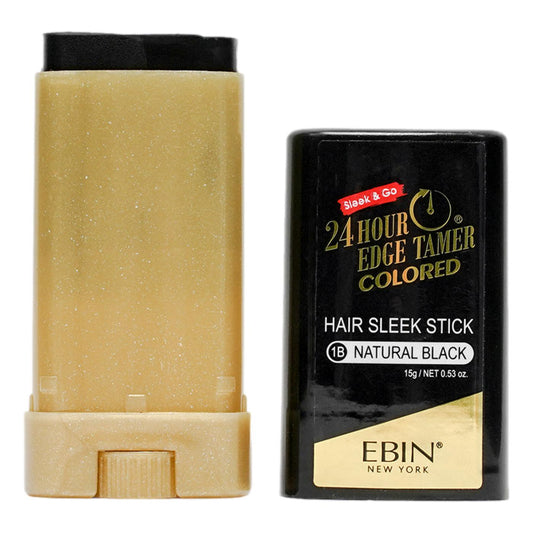 EBIN 24 Hour Edge Tamer Colored Hair Sleek Wax Stick - Natural Black
