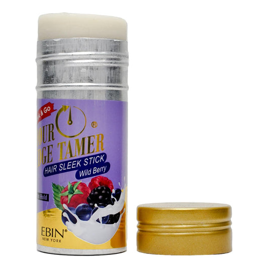EBIN 24 Hour Edge Tamer Hair Sleek Wax Stick - Wild Berry
