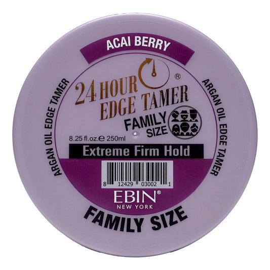 EBIN 24 Hour Edge Tamer Extreme Firm Hold - Acai Berry Family Size 8.25oz