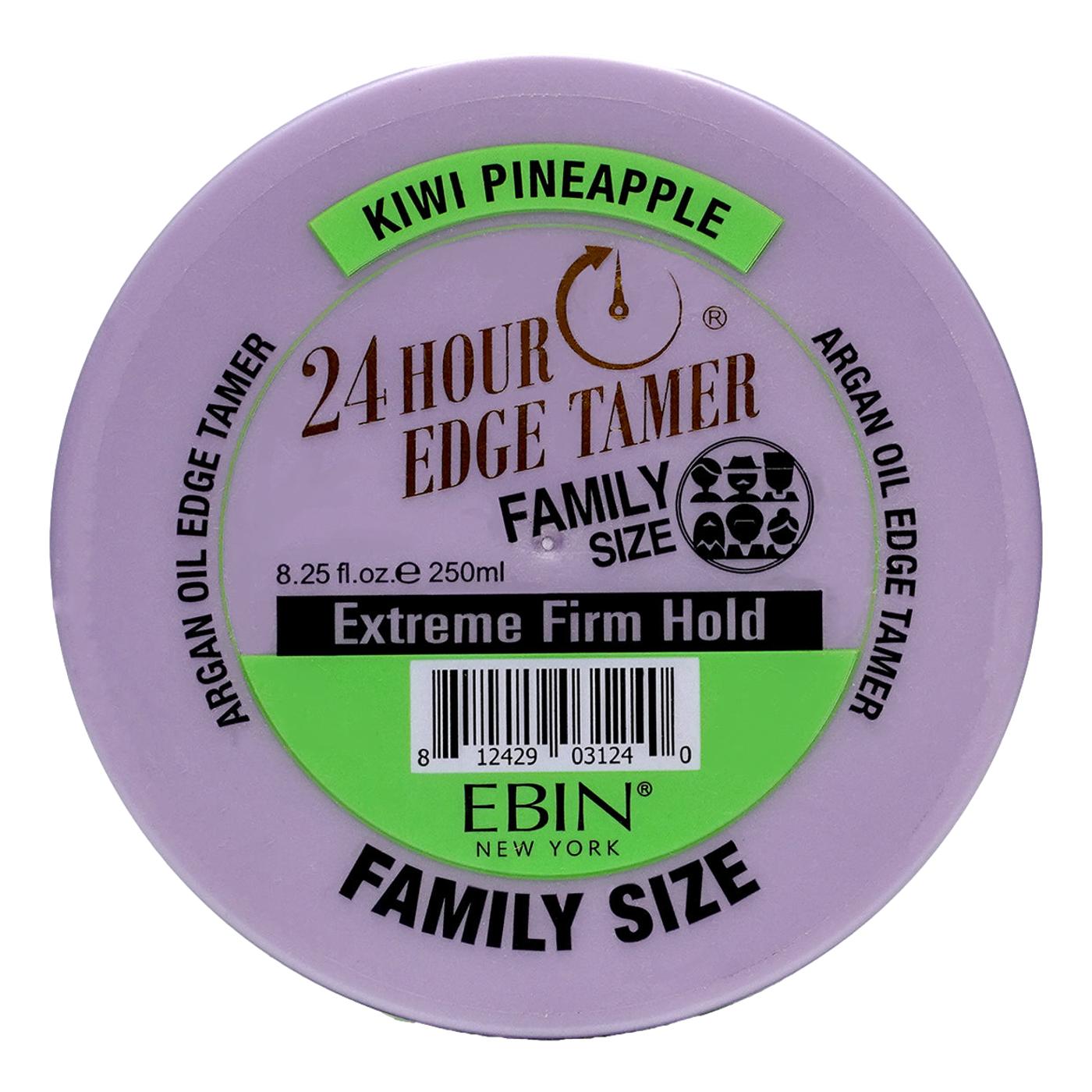 EBIN 24 Hour Edge Tamer Extreme Firm Hold - Kiwi Pineapple Family Size 8.25oz