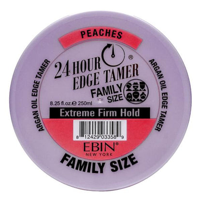 EBIN 24 Hour Edge Tamer Extreme Firm Hold - Peaches Family Size 8.25oz