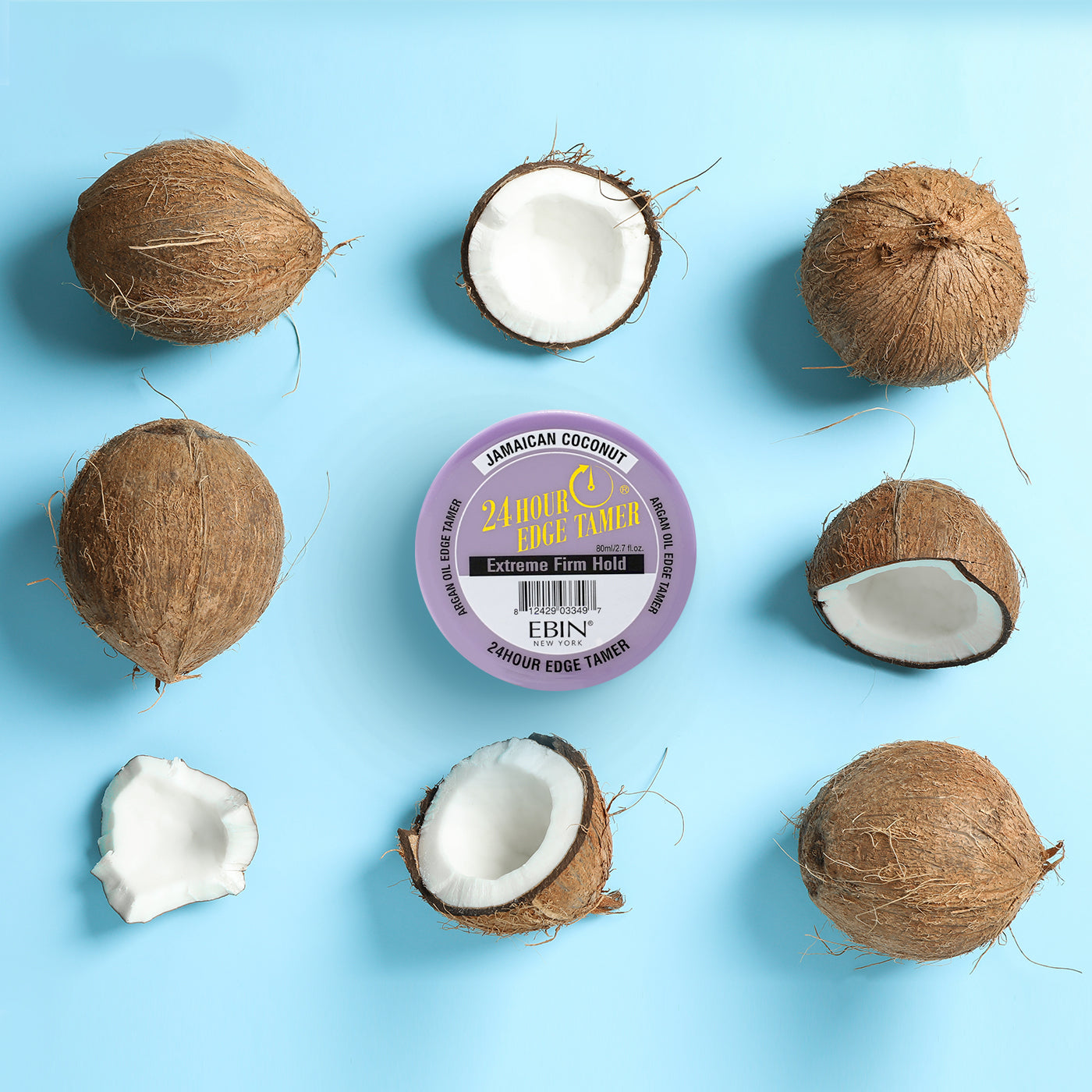 EBIN 24 Hour Edge Tamer Extreme Firm Hold - Jamaican Coconut 2.7oz