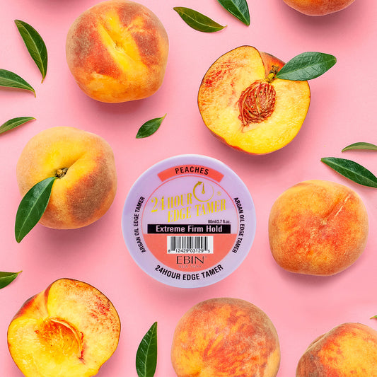 EBIN 24 Hour Edge Tamer Extreme Firm Hold - Peaches Family Size 8.25oz