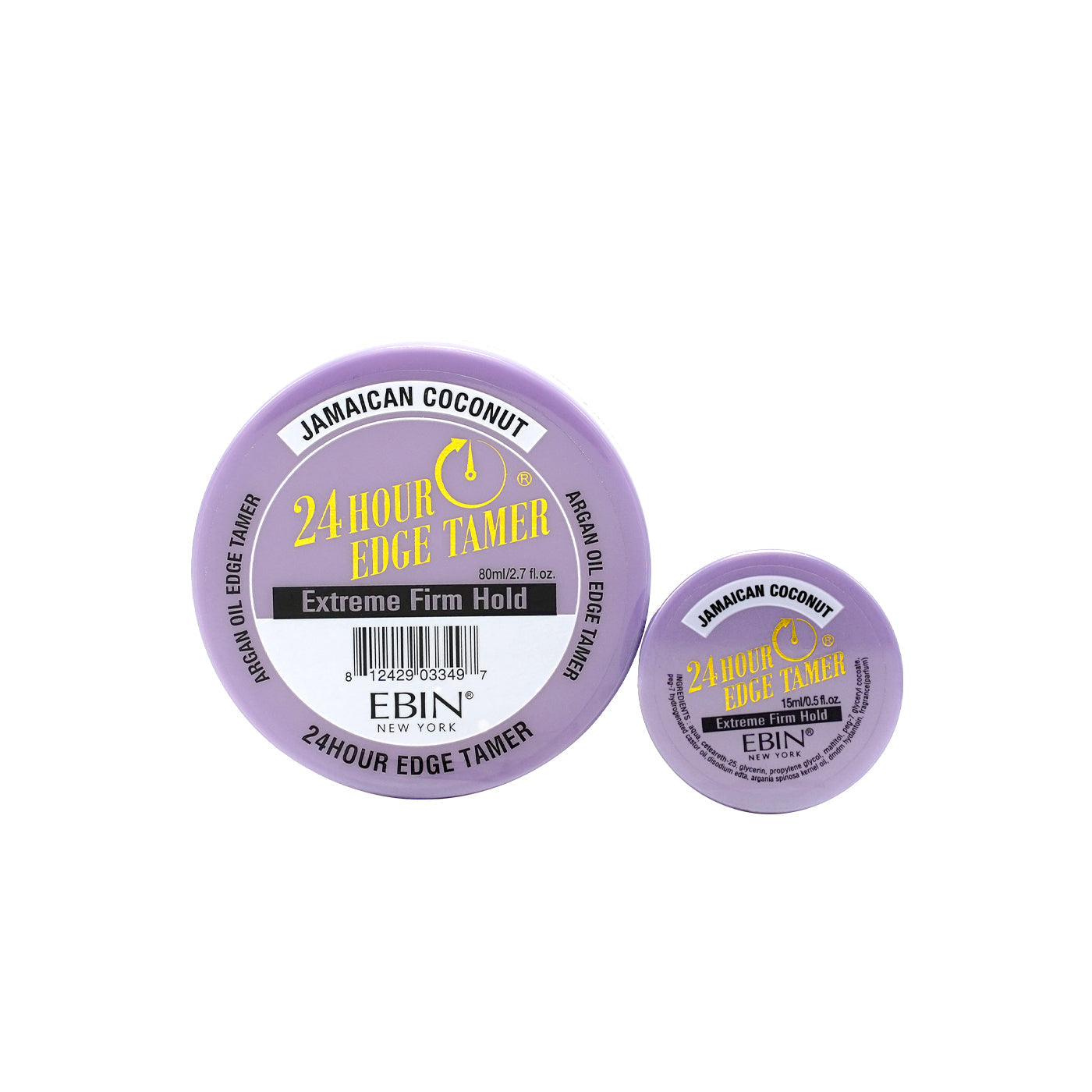 EBIN 24 Hour Edge Tamer Extreme Firm Hold - Jamaican Coconut 2.7oz
