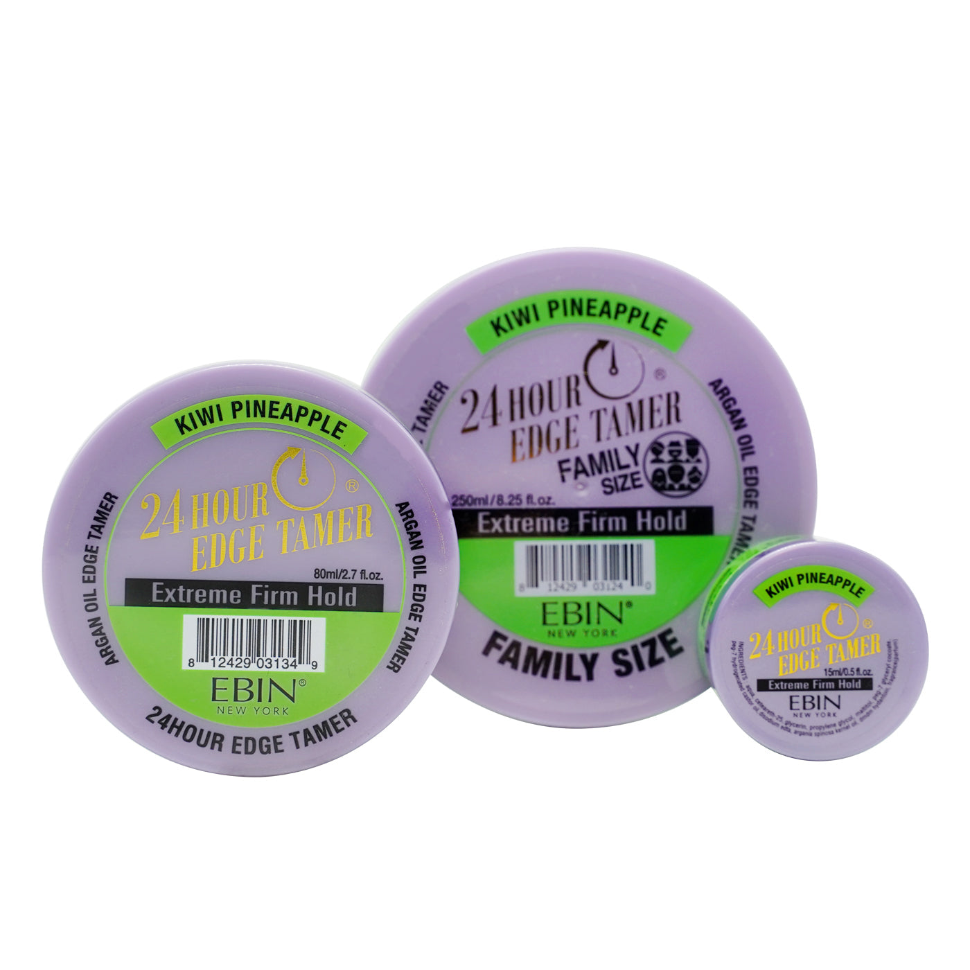 EBIN 24 Hour Edge Tamer Extreme Firm Hold - Kiwi Pineapple 2.7oz