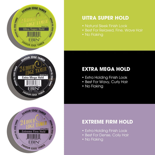 EBIN 24 Hour Edge Tamer Ultra Super Hold 4oz