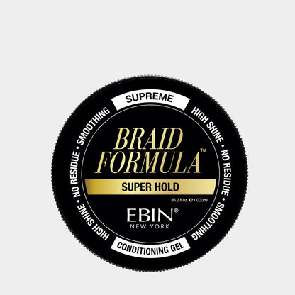 EBIN Lock n' Pomade Braid Formula Conditioning Gel - Super Hold 35.2oz