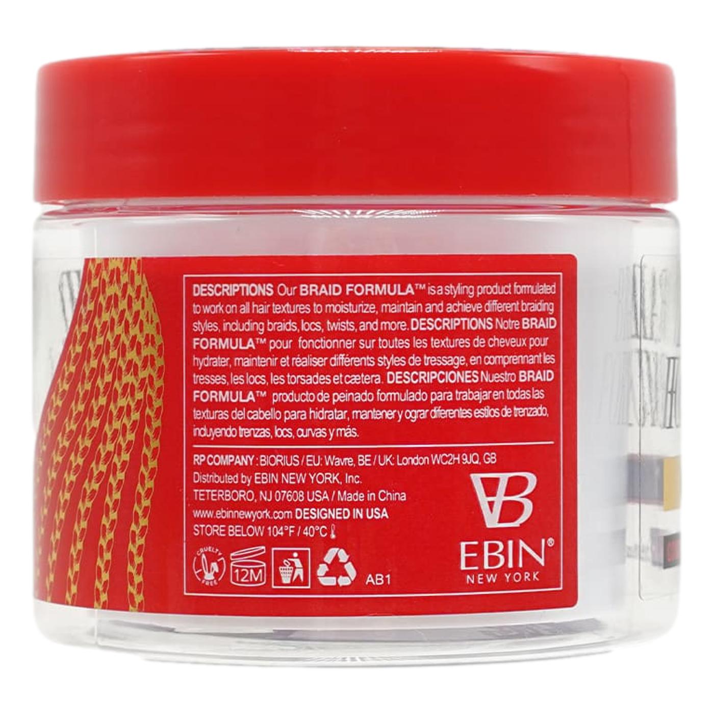 EBIN Lock n' Pomade Braid Formula Conditioning Gel - Medium Hold 3.53oz