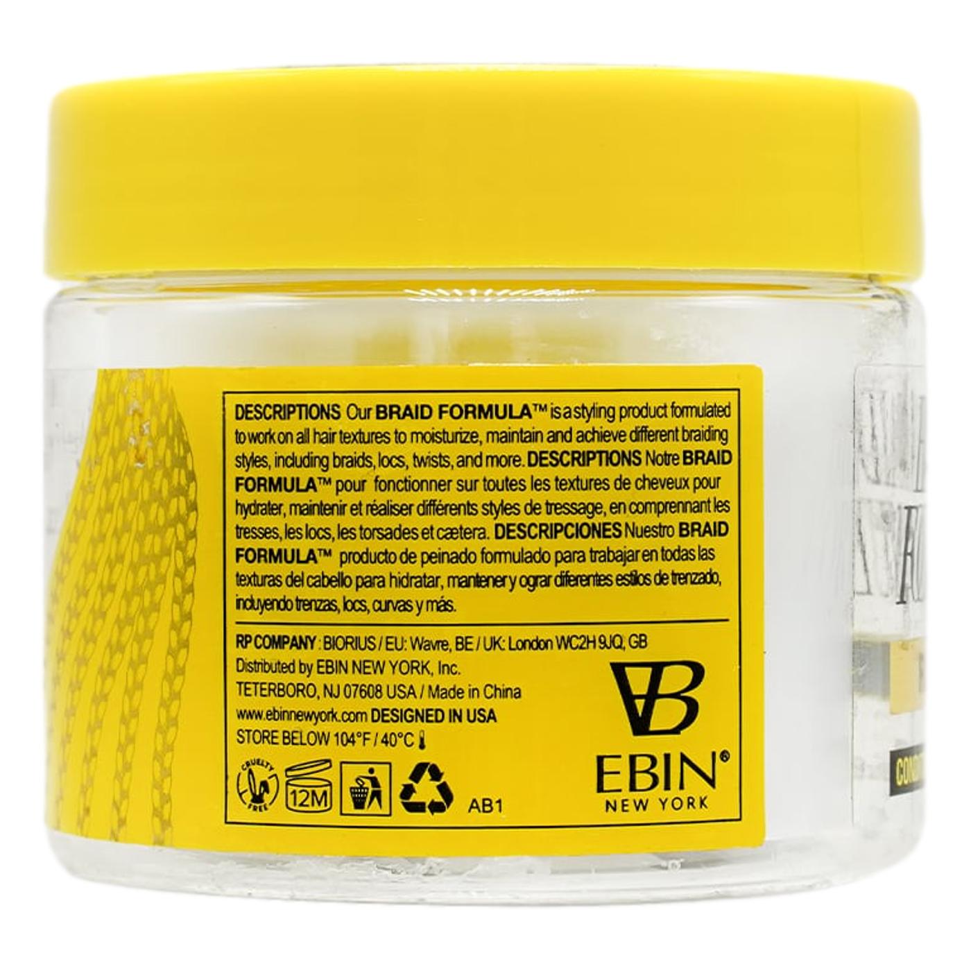 EBIN Lock n' Pomade Braid Formula Conditioning Gel - Regular Hold 3.53oz