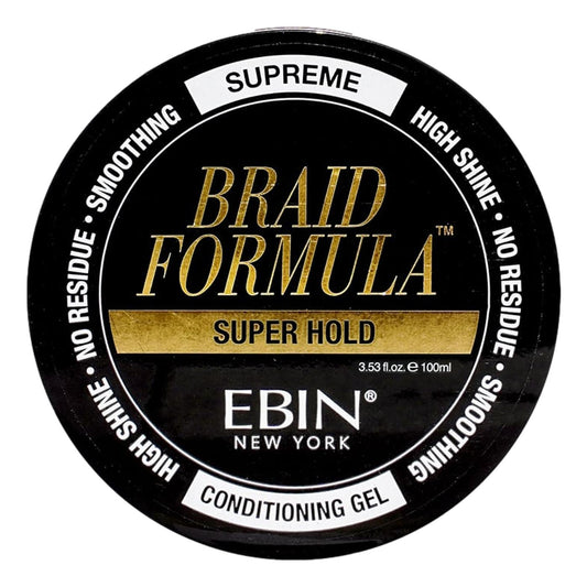EBIN Lock n' Pomade Braid Formula Conditioning Gel - Super Hold 3.53oz