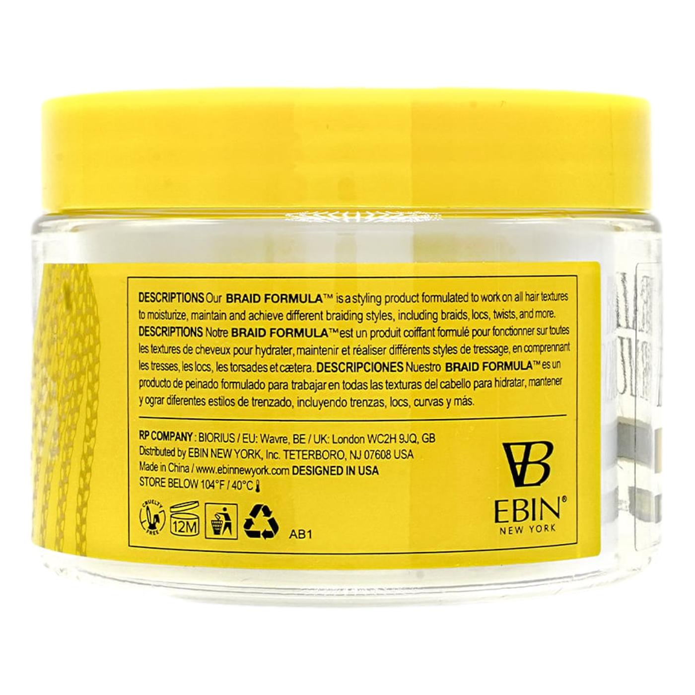 EBIN Lock n' Pomade Braid Formula Conditioning Gel - Regular Hold 6.35oz