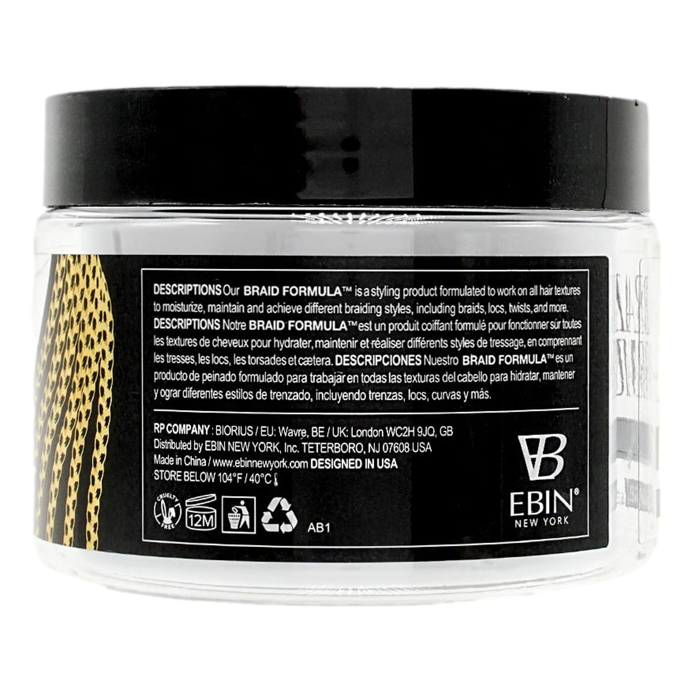 EBIN Lock n' Pomade Braid Formula Conditioning Gel - Super Hold 6.35oz
