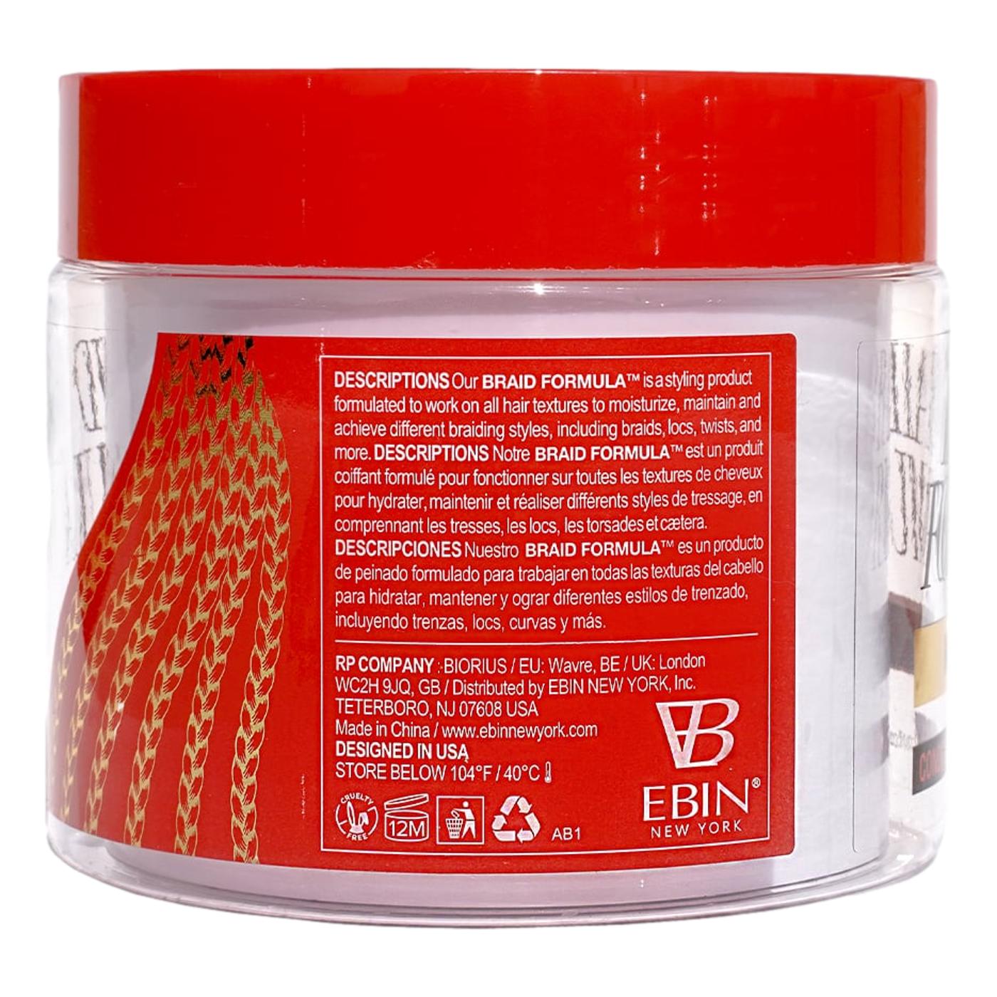 EBIN Lock n' Pomade Braid Formula Conditioning Gel - Medium Hold 11oz