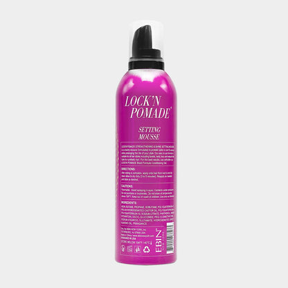 EBIN Braid Formula Strengthening & Shine Setting Mousse - Sweet Almond Oil 2.7oz