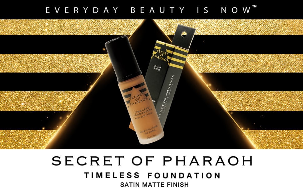 Secret of Pharaoh Timeless Foundation Satin Matte Finish - Peanut Butter