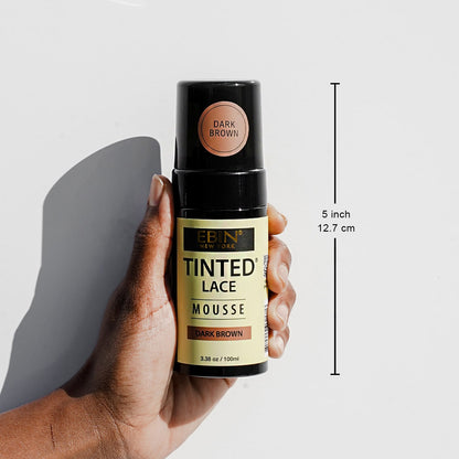 EBIN Tinted Lace Mousse - Dark Brown