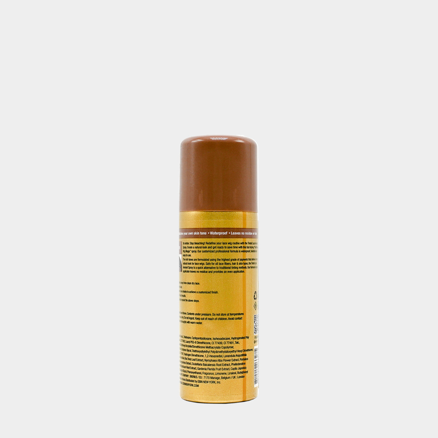 EBIN Tinted Lace Aerosol Spray - Dark Brown