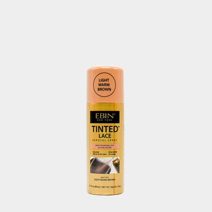 EBIN Tinted Lace Aerosol Spray - Light Warm Brown