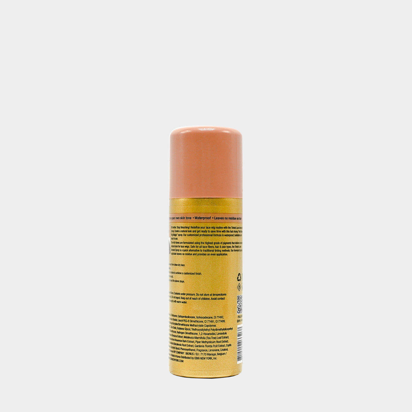 EBIN Tinted Lace Aerosol Spray - Medium Brown