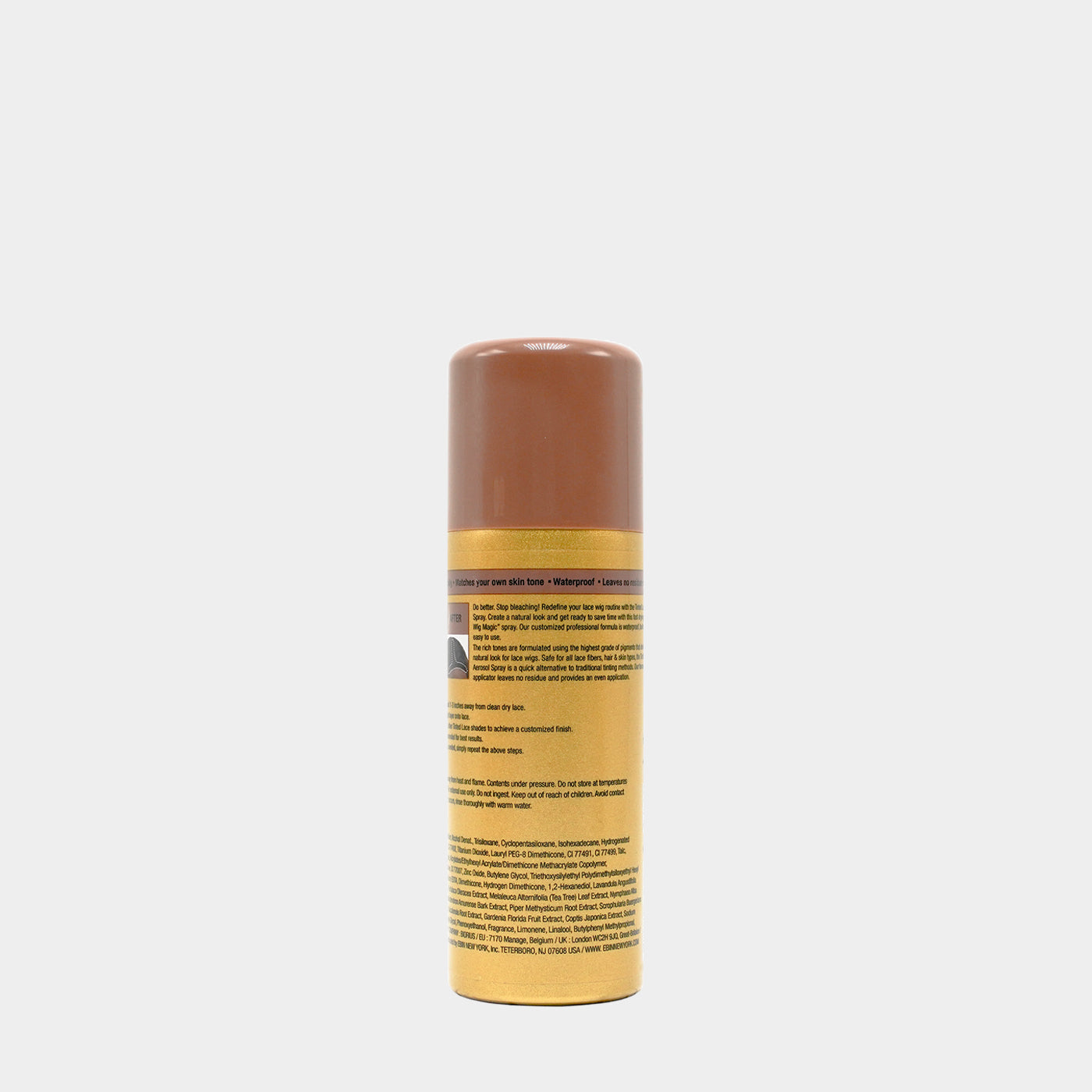 EBIN Tinted Lace Aerosol Spray - Medium Dark Brown