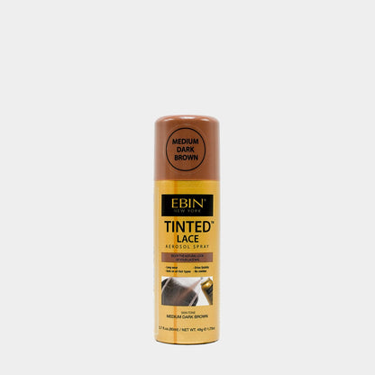 EBIN Tinted Lace Aerosol Spray - Medium Dark Brown