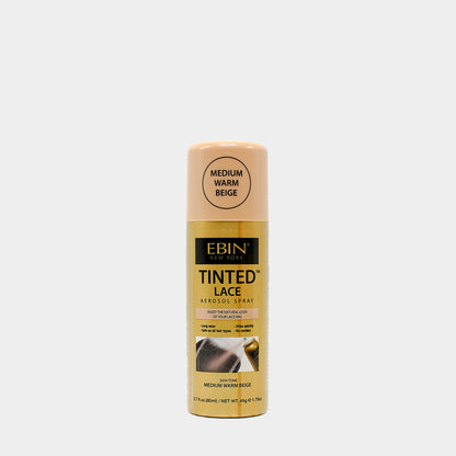 EBIN Tinted Lace Aerosol Spray - Medium Warm Beige