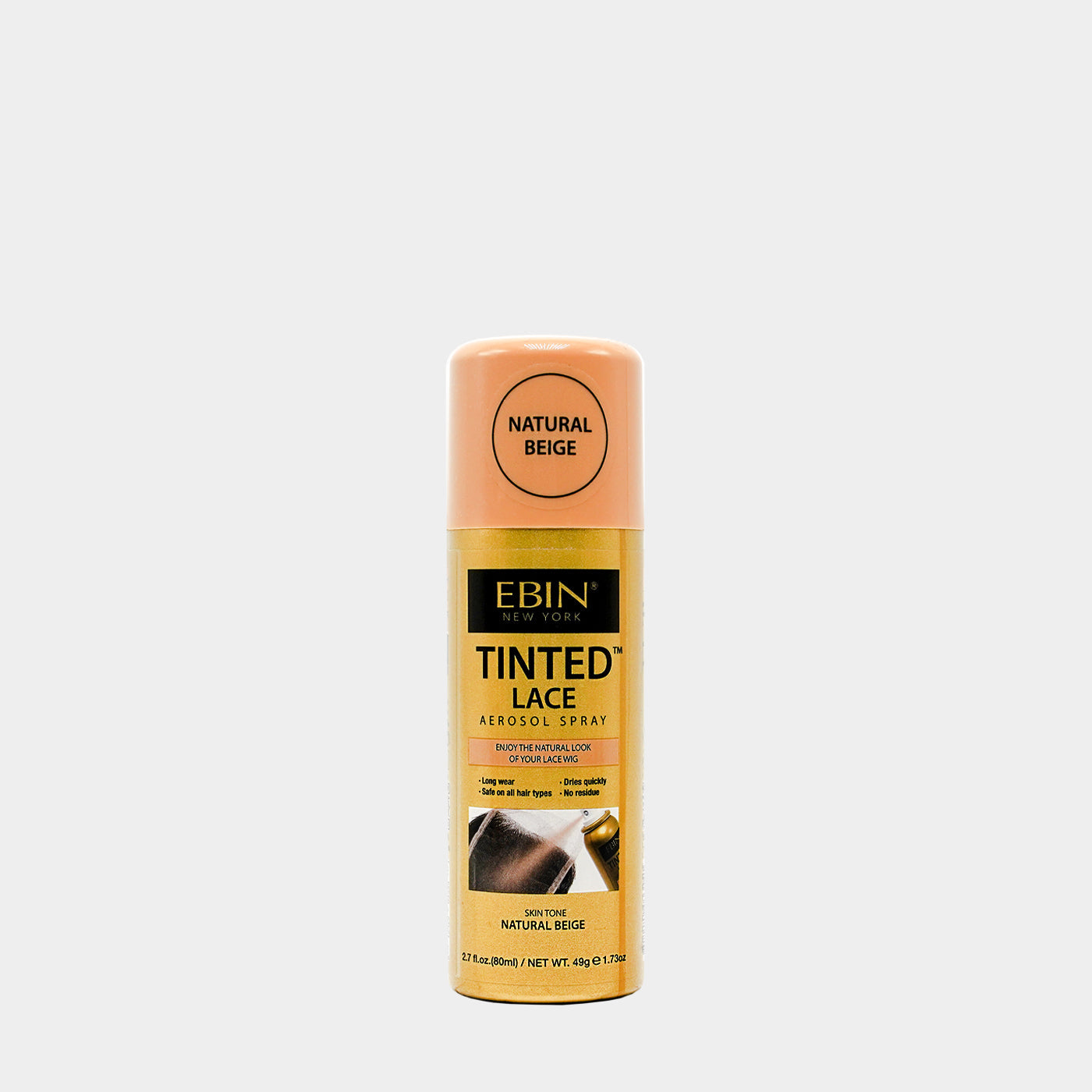 EBIN Tinted Lace Aerosol Spray - Natural Beige