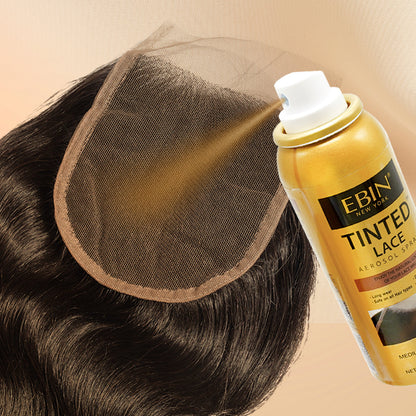 EBIN Tinted Lace Aerosol Spray - Medium Brown