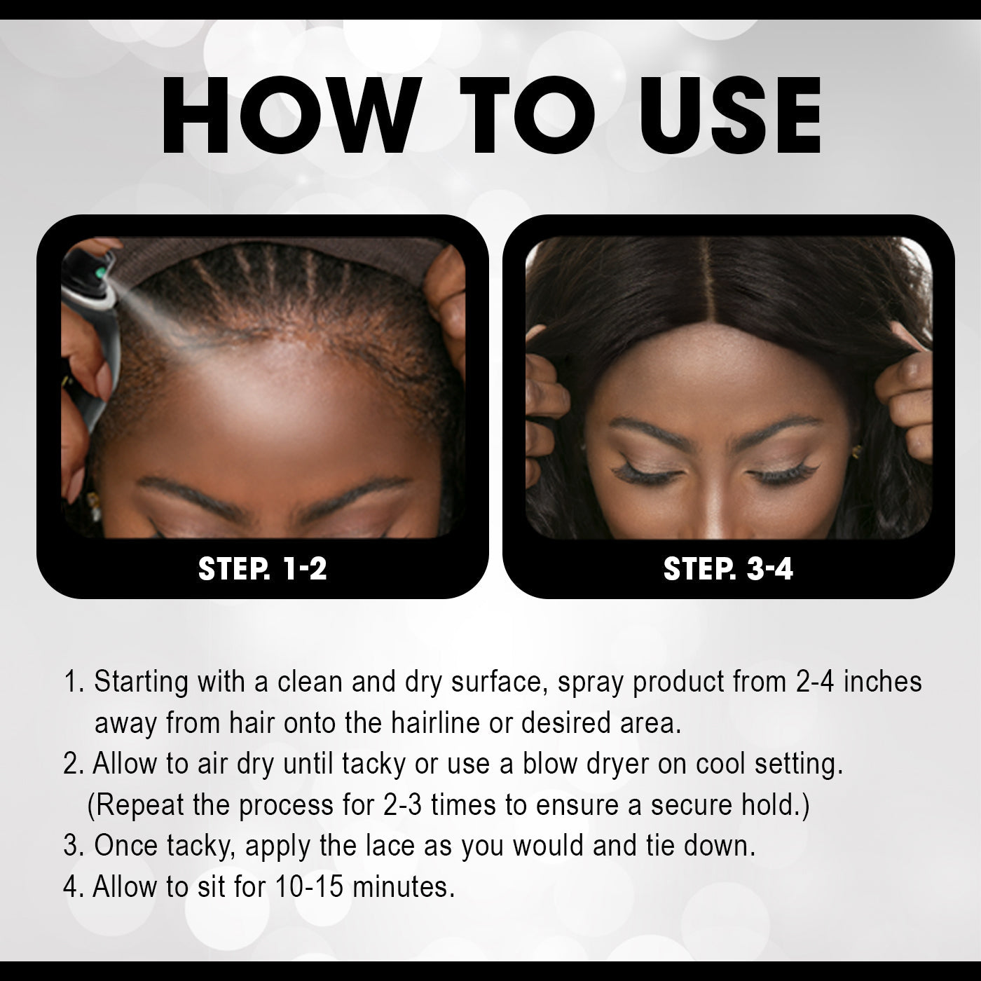 EBIN Wonder Lace Wig Bond Adhesive Spray - Supreme 2.7oz