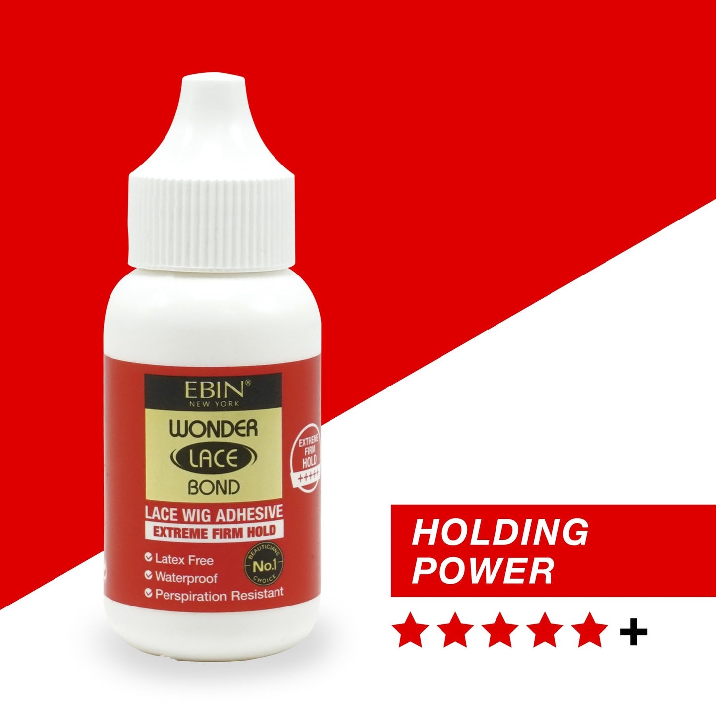 EBIN Wonder Lace Bond Lace Wig Adhesive - Extreme Firm Hold Active 1.18oz