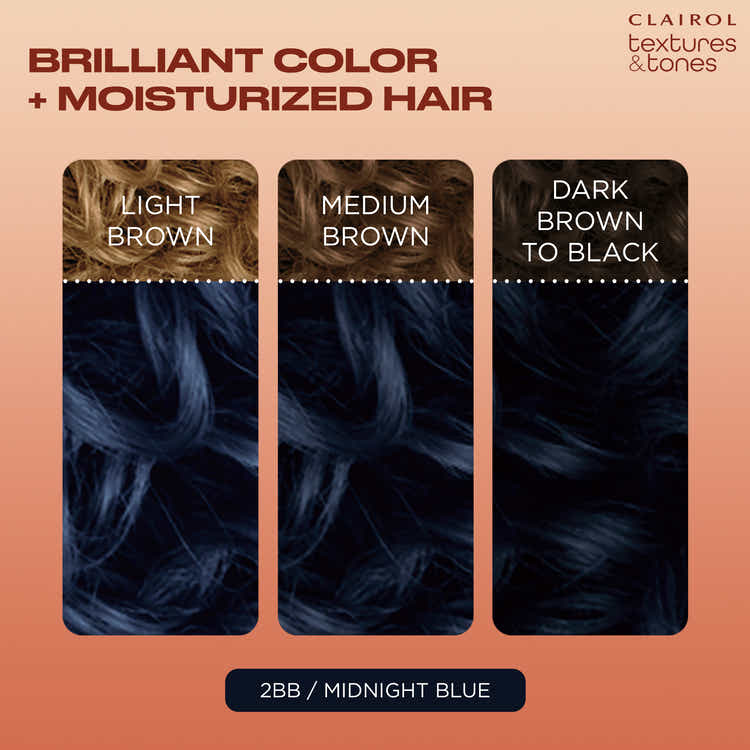 Clairol Textures & Tones Hair Color - 2BB Midnight Blue
