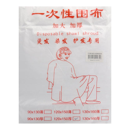 Clear Disposable Capes 50pk