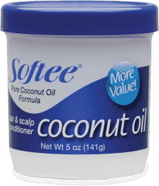 Softee Coconut Oil Hair & Scalp Conditioner 5oz - Beautiful Black Hair