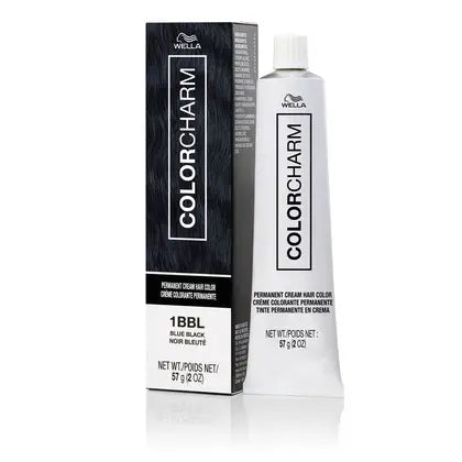 Wella Color Charm Permanent Crème Hair Color - 1BBL Blue Black