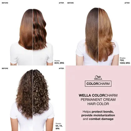 Wella Color Charm Permanent Crème Hair Color - 1BBL Blue Black