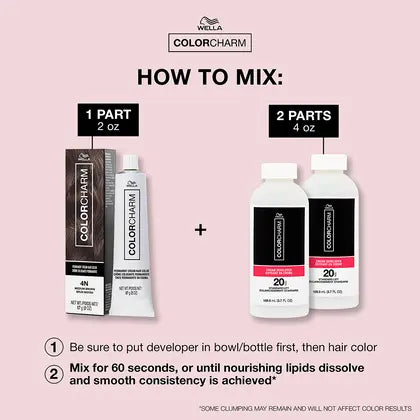 Wella Color Charm Permanent Crème Hair Color - 1V Violet Black