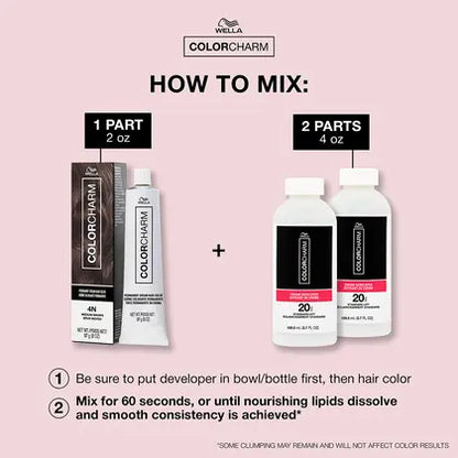 Wella Color Charm Permanent Crème Hair Color - 1V Violet Black